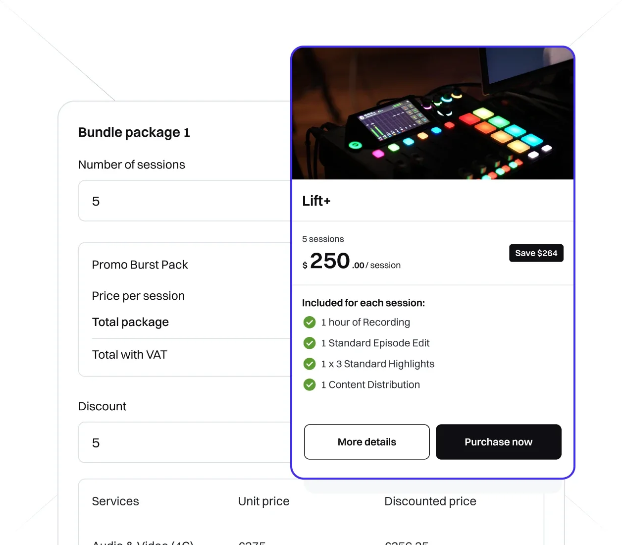 Podyx self-managed bundles & packages