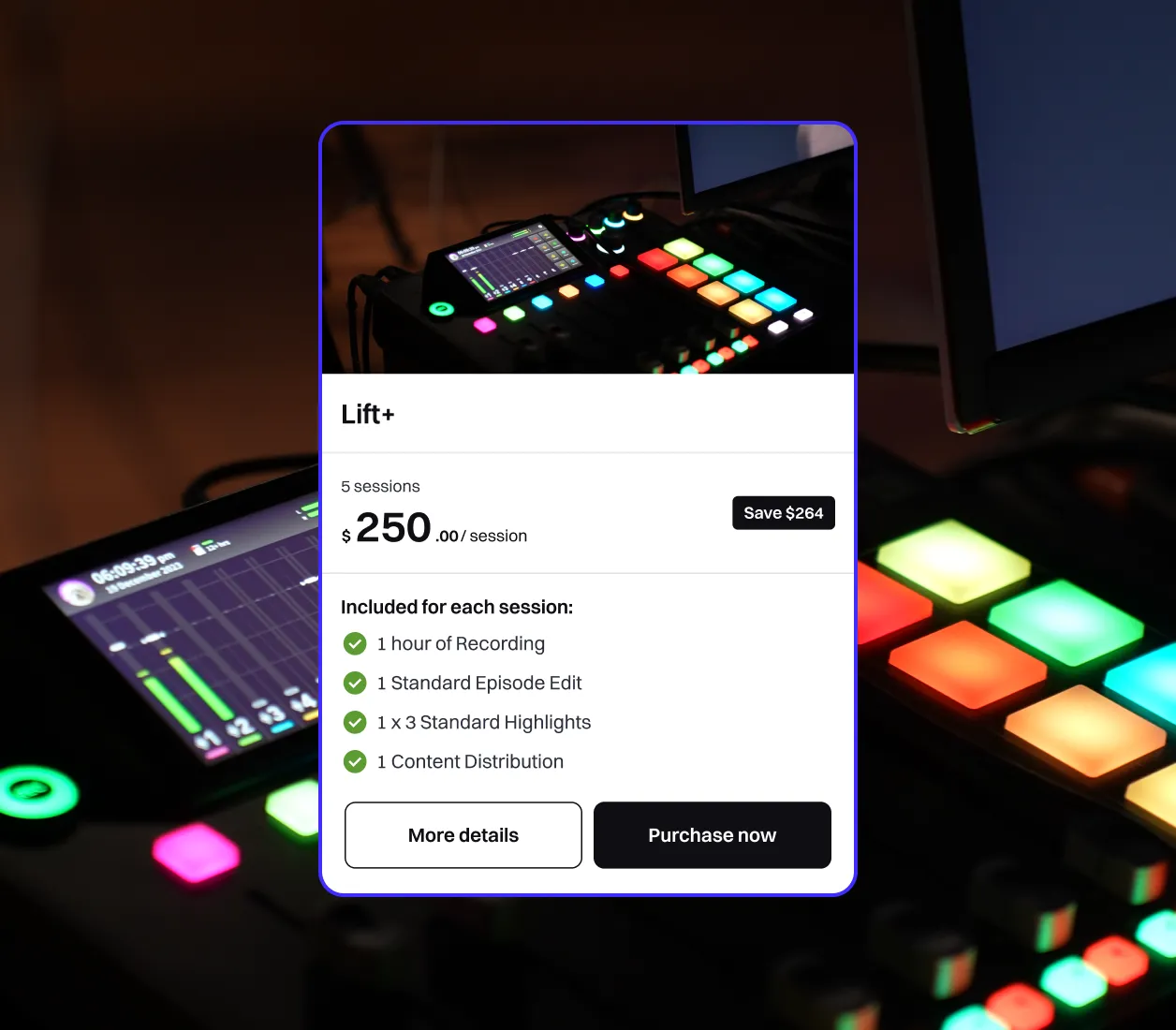 Podyx's self-managed bundle and package interface